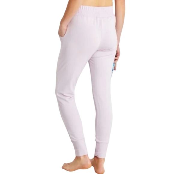 FREE PEOPLE FP MOVEMENT Sunny Skinny Sweatpants Elastic Waist Lavender Womens M - Picture 2 of 13